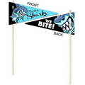 Flexible Plastic UV-Coated Pennant (11"x5")